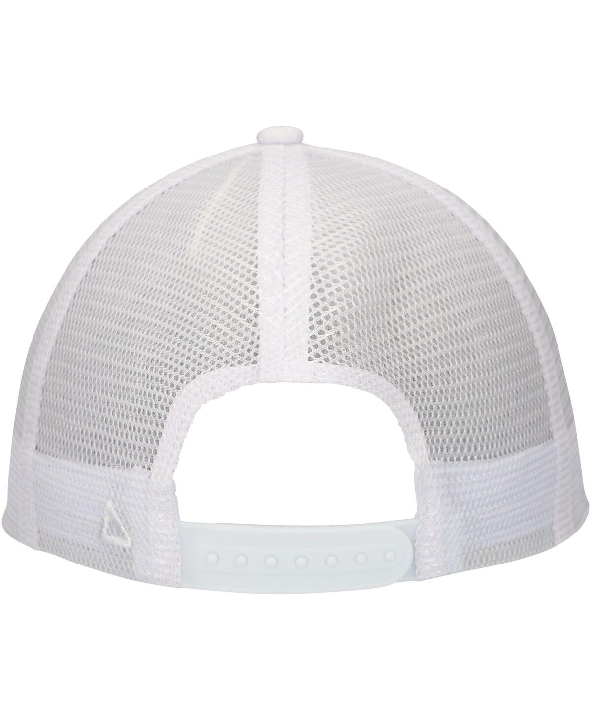 Ahead Men's White South Florida Bulls Brant Trucker Adjustable Hat In White,forest Green