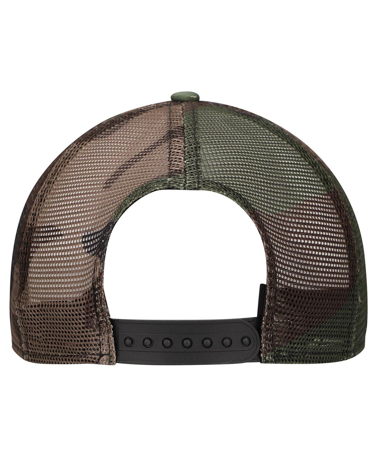 New Era Men'sCamo Erik Jones Trucker 9FORTY Adjustable Hat - Black, Camo