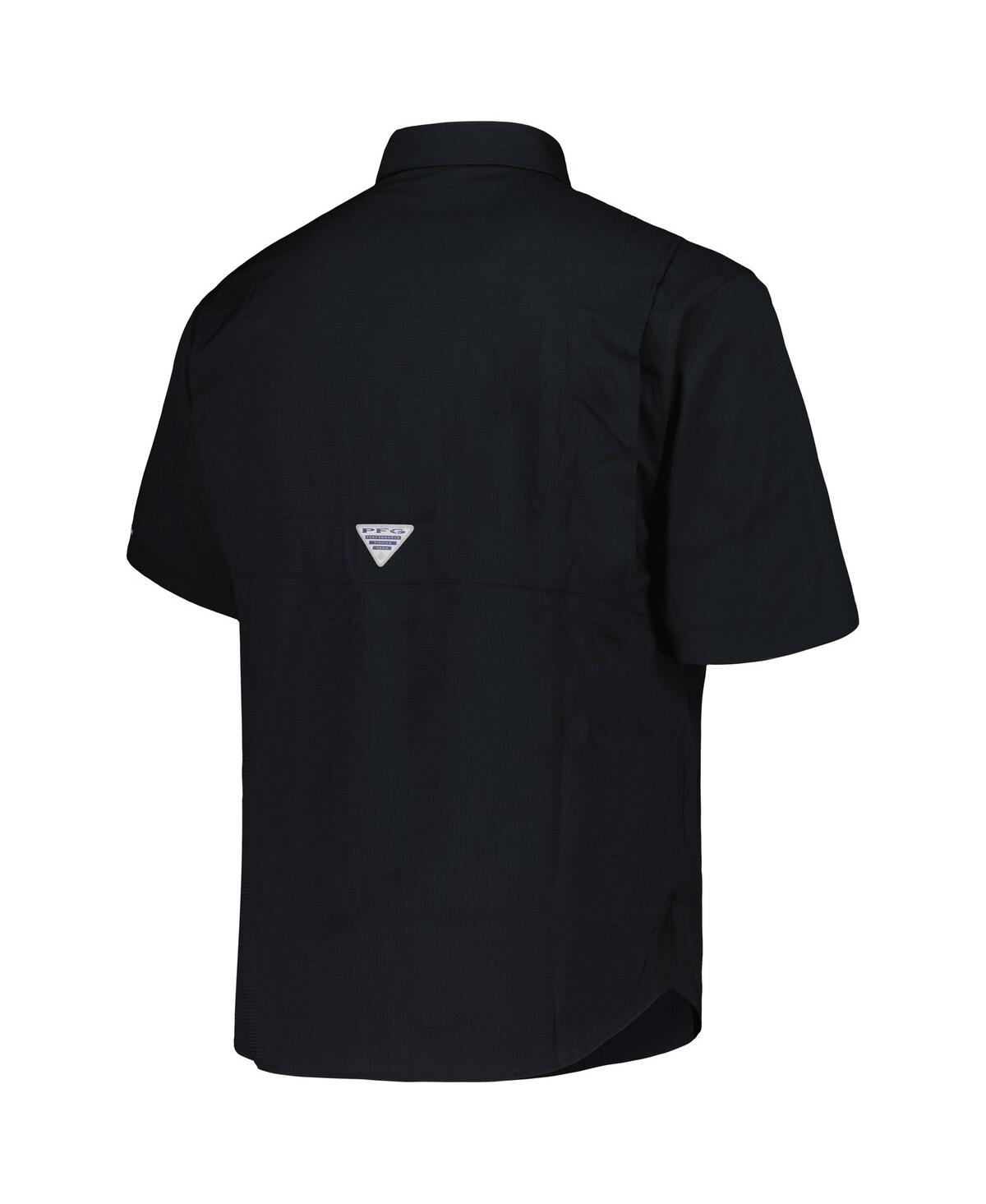 Columbia Men'sBaltimore Orioles Tamiami Omni-Shade Button-Down Shirt - Black