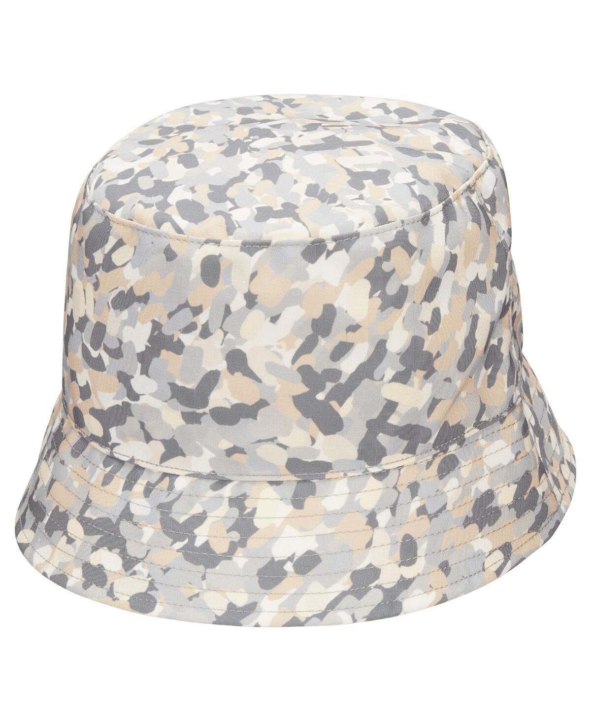 JORDAN MEN'S AND WOMEN'S KHAKI ALLOVER PRINT REVERSIBLE BUCKET HAT 