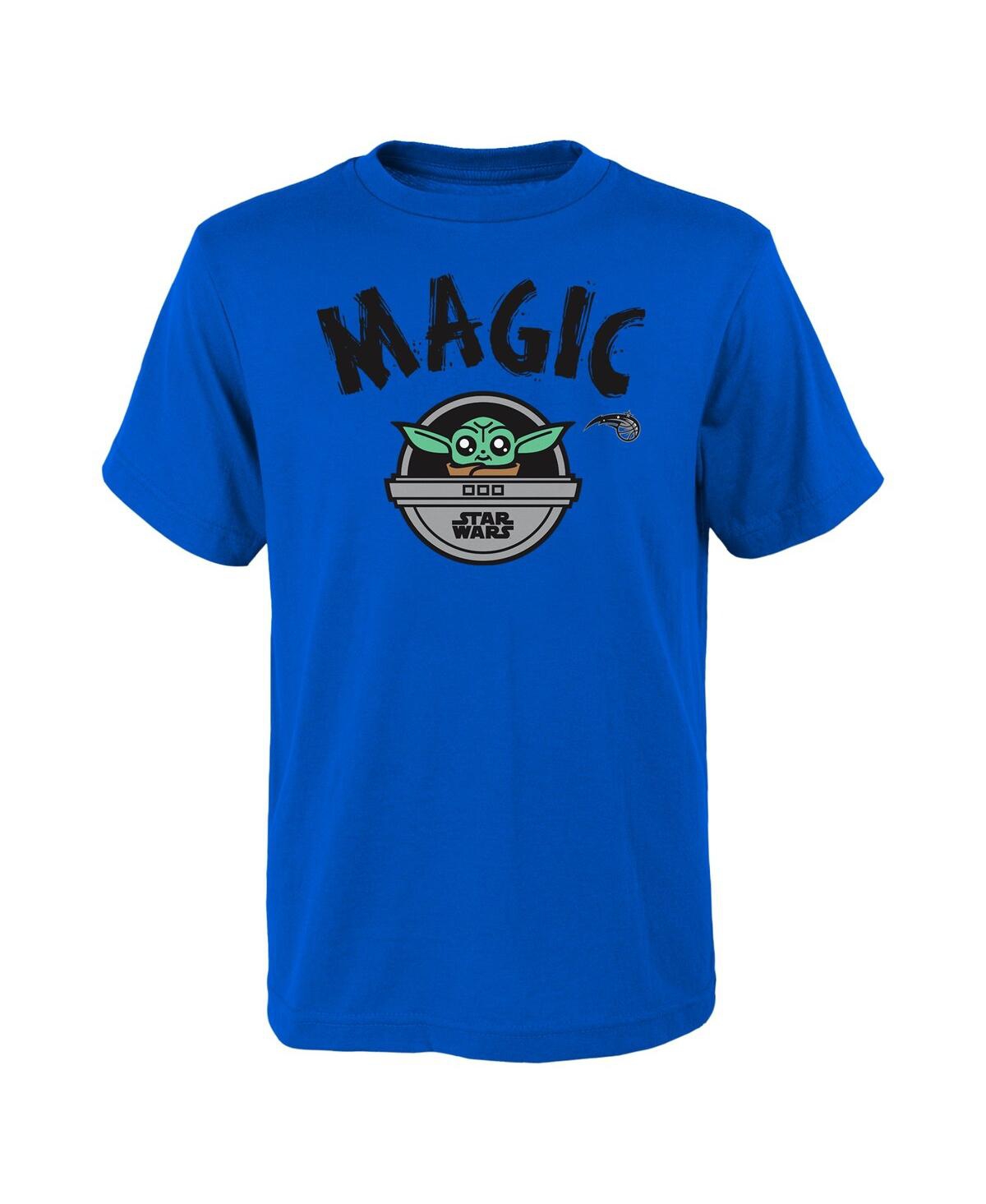 Outerstuff Big Boys And Girls Blue Orlando Magic Star Wars The Child T-shirt