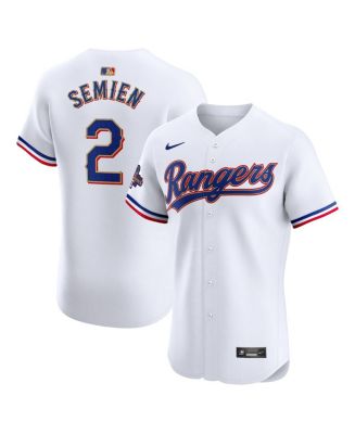 Nike Men's Marcus Semien White Texas Rangers 2024 Gold Collection Elite ...