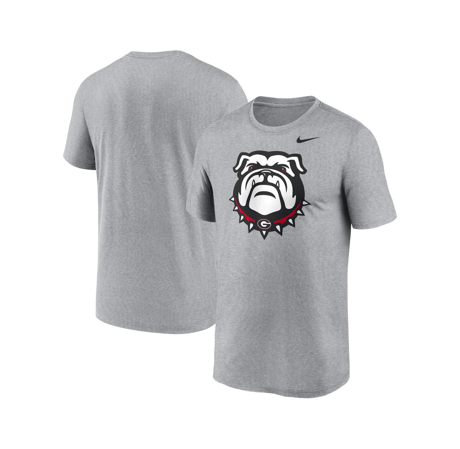 Men's Heather Gray Georgia Bulldogs Primetime Legend Alternate Logo T-Shirt