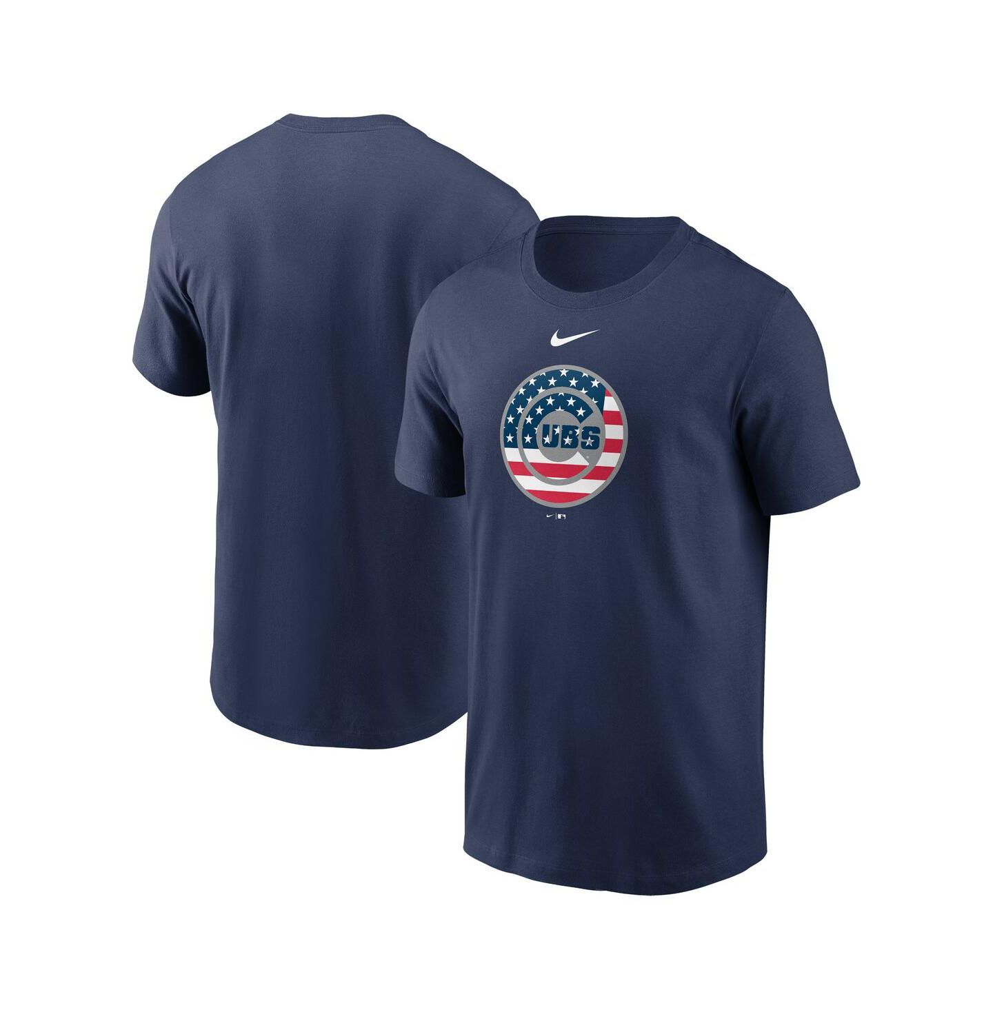 Мужская футболка Nike Navy Chicago Cubs Americana — фото 1