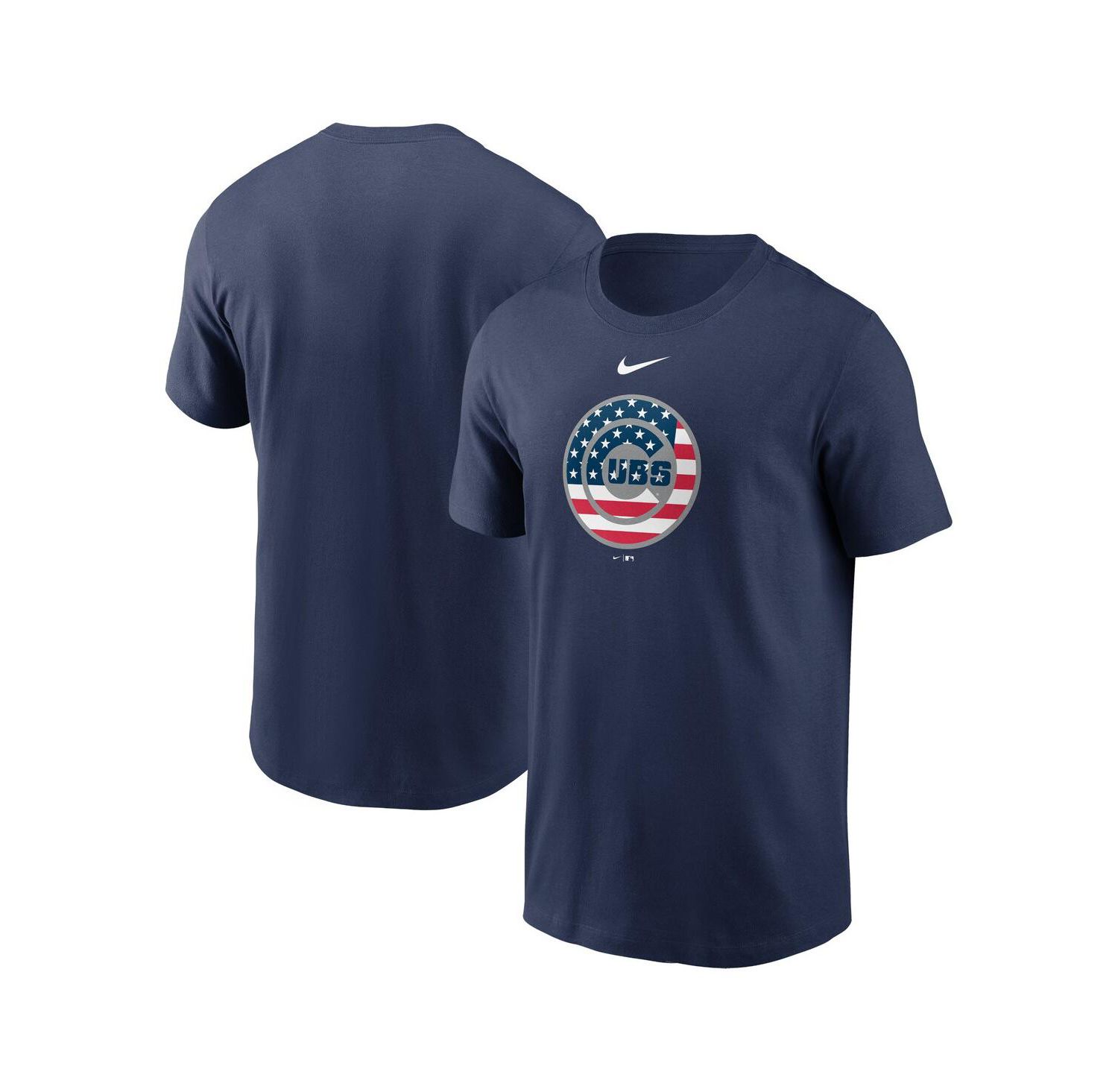 Men's Navy Chicago Cubs Americana T-Shirt