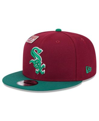 Men's Cardinal/Green Chicago White Sox Strawberry Big League Chew Flavor Pack 9FIFTY Snapback Hat
