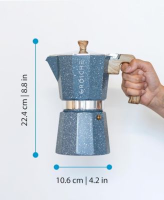 Milano Stone Cafe Bliss: Moka Pot Frother Duo