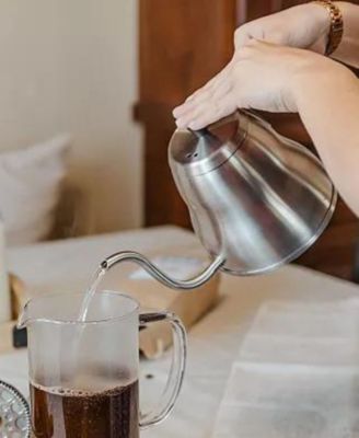 Pour Perfection Duo: Amsterdam Pour over Coffee Maker Marrakesh Kettle