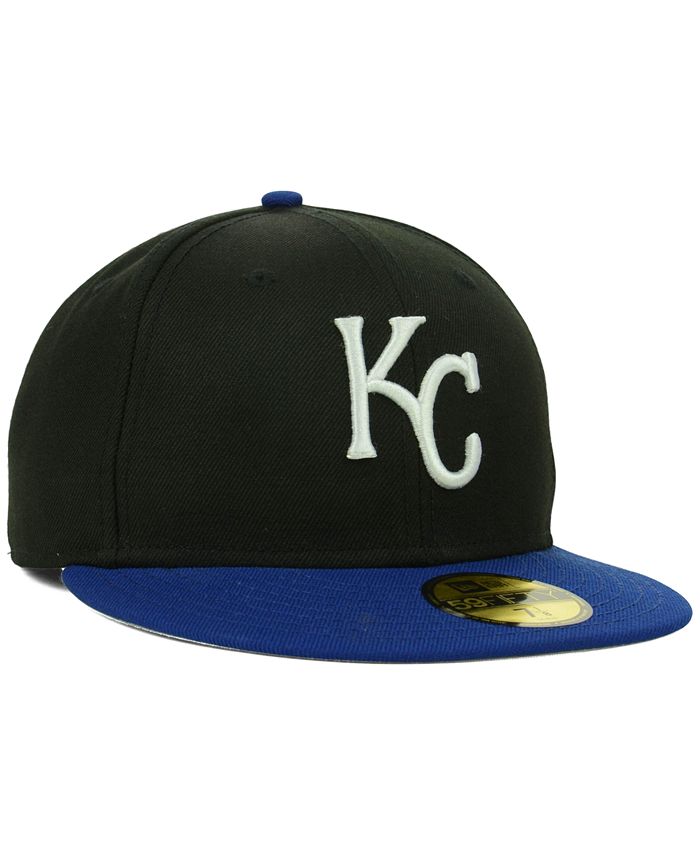 ew Era 59Fifty Kansas City Royals 1971 Cooperstown Men Fitted Hat Royal Blue