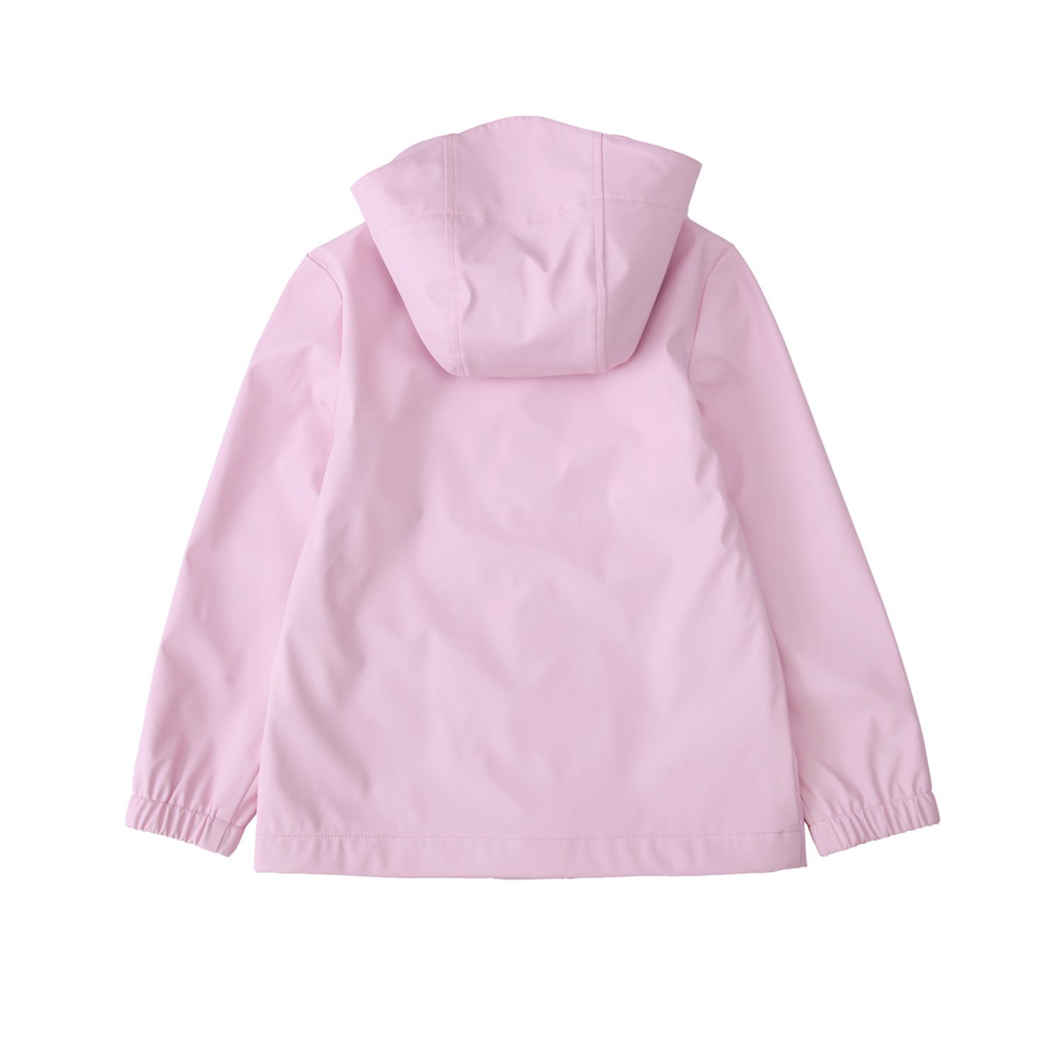 Little and Big Girls' Waterproof Rain Coat Rubberized Jacket