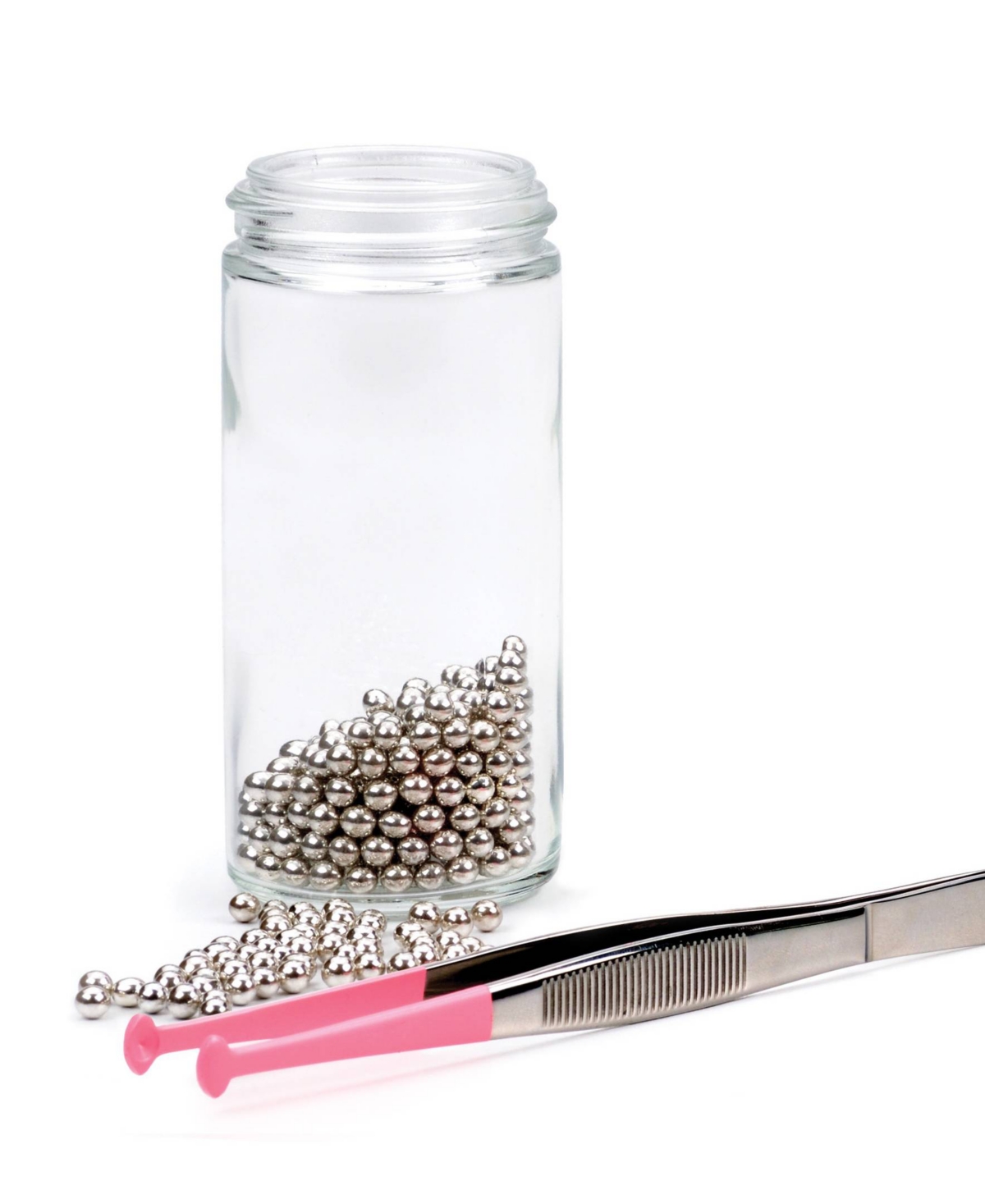 Rsvp International Endurance Stainless Steel 6" Pink Mini Decorating Tweezer In Pink