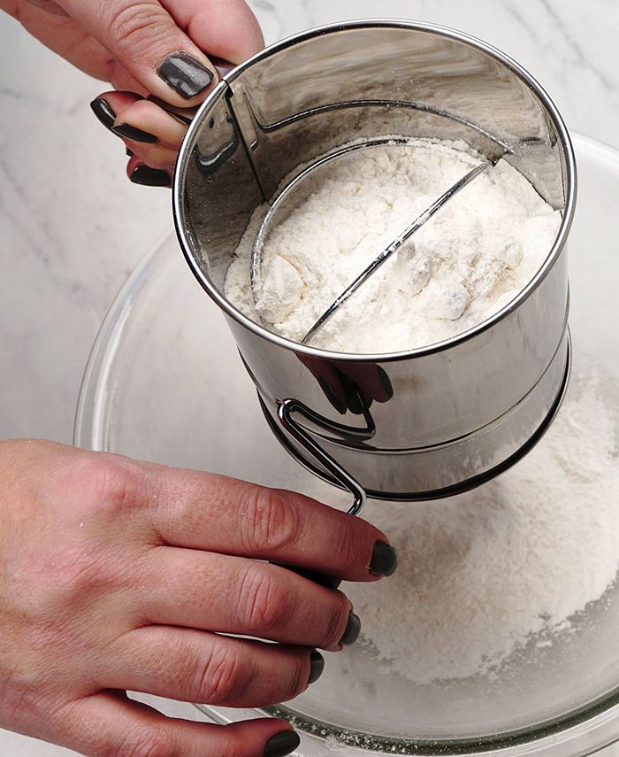 RSVP International Endurance 3 Cup Crank Style Flour Sifter - Macy's