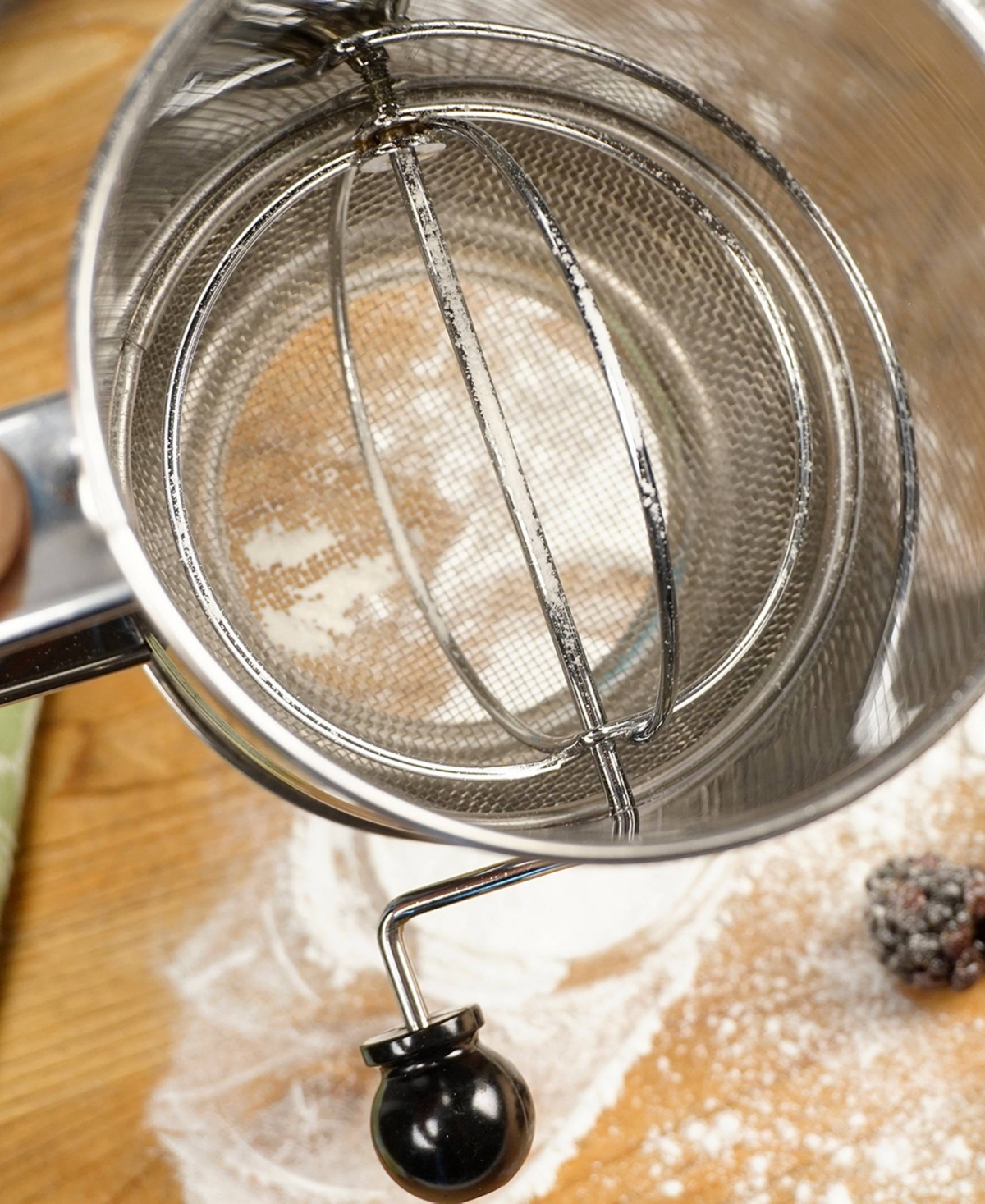 Shop Rsvp International Endurance 5 Cup Crank Style Flour Sifter In Gray