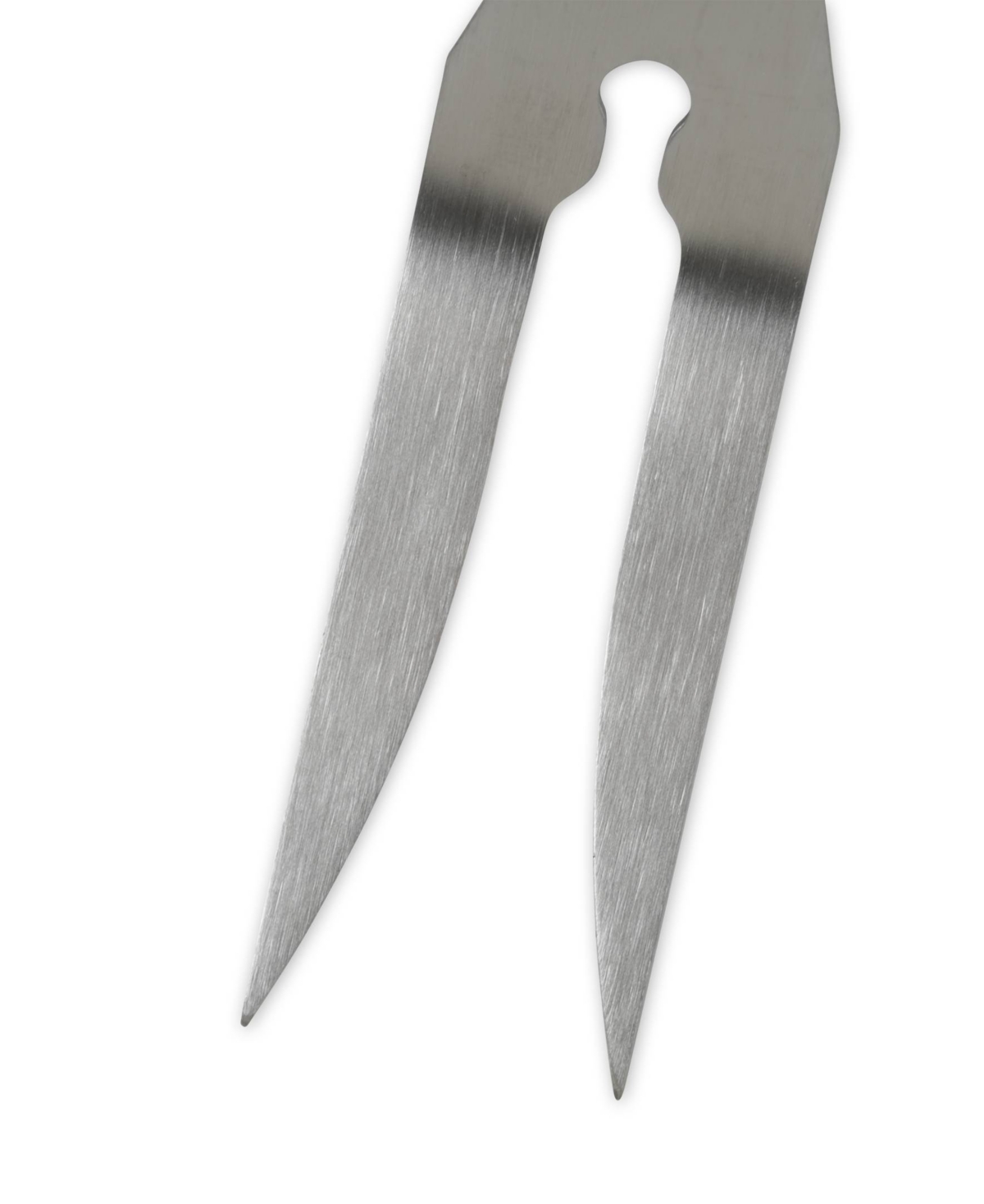 Rsvp International Stainless Steel Rosewood 19"x2"x1" Bbq Fork In Brown