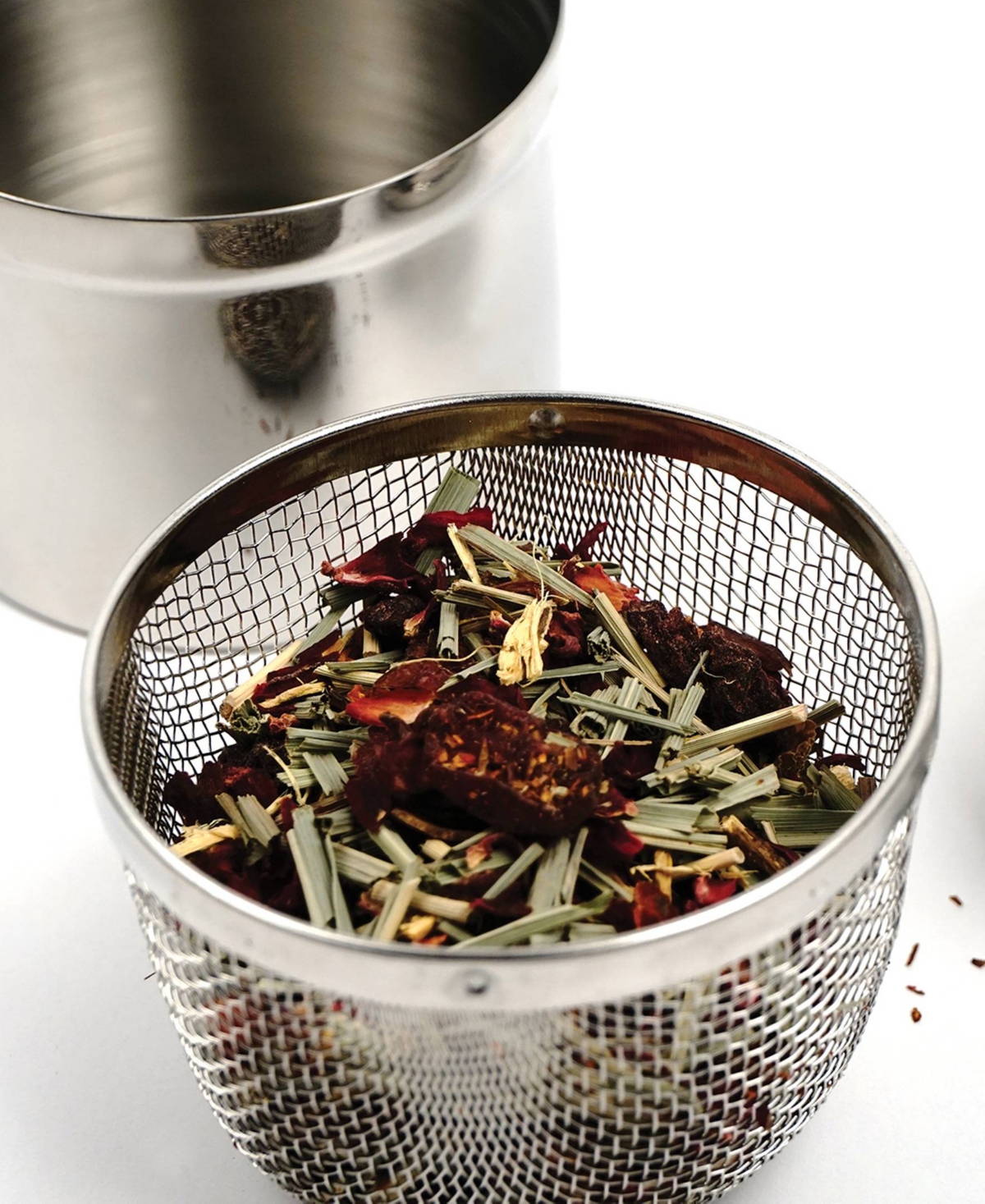 Rsvp International Stainless Steel 3" X 3" X 4" Floating Spice Ball In Silver