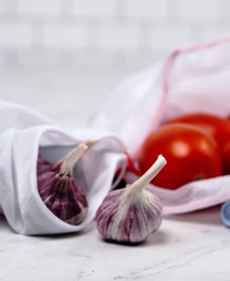 Polyester 3 Piece 12" x 16.25" Mesh Produce Bags Set