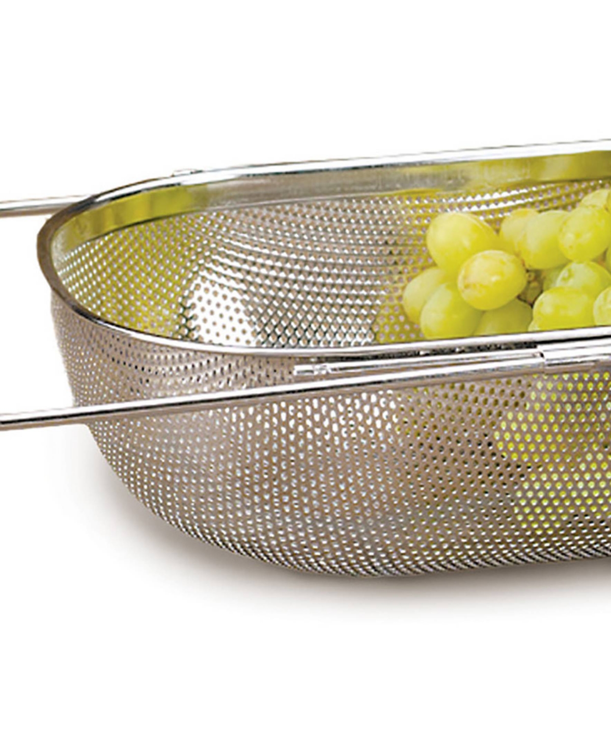 Shop Rsvp International Endurance Pierced Stainless Steel In-sink Drainer In Gray