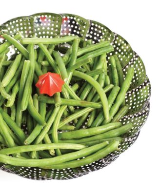 Endurance Stainless Steel Silicone 12" Umbrella Steam Basket