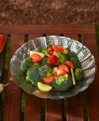 Endurance Stainless Steel Silicone 12" Umbrella Steam Basket