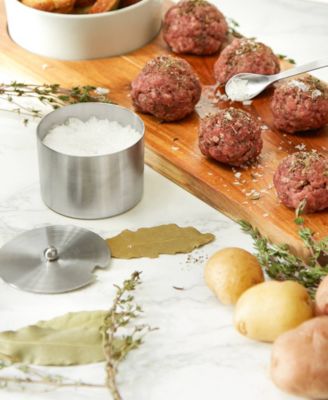 Endurance Stainless Steel 4 Ounce Salt Cellar and Spoon Set