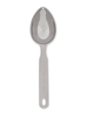 Endurance Stainless Steel 1/4 Cup Single Oval Measuring Scoop