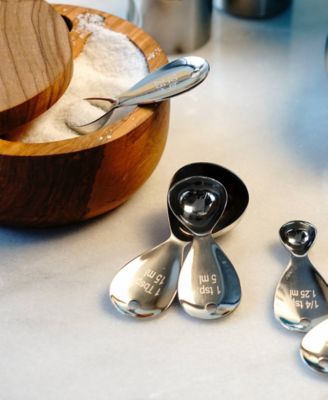 Endurance Stainless Steel 5 Piece Teardrop Measuring Spoon Set