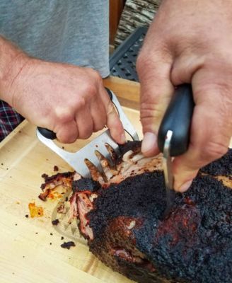 Endurance Stainless Steel 2 Piece 6x5x1" Meat Claws