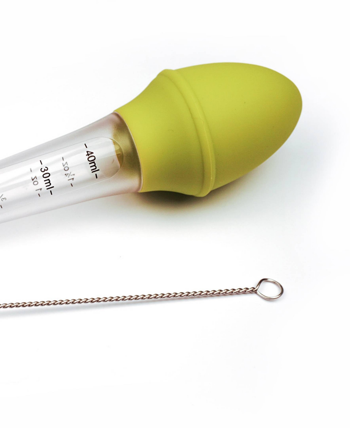 Rsvp International Silicone 11x2" Measuring Bulb Baster In Green