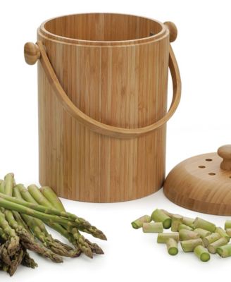 Endurance Wood 3.25 Quart Compost Pail Set