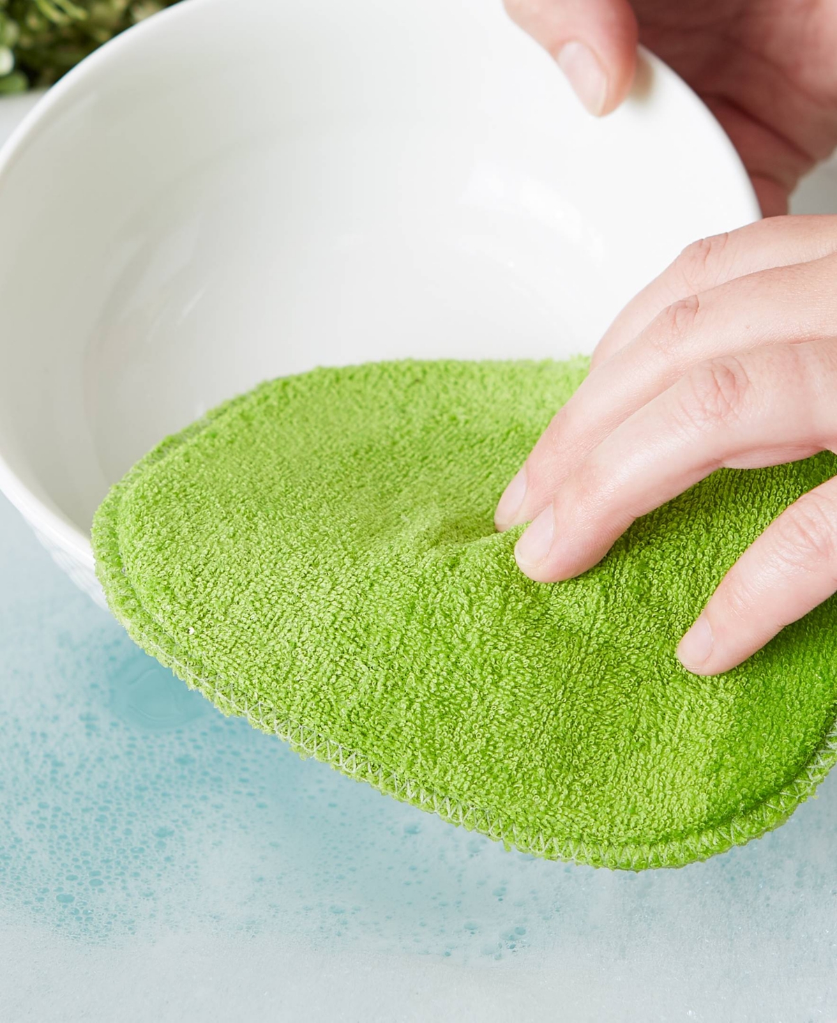 Rsvp International Cotton, Foam And Nylon Coated 3 Piece 6x4.7" Skrubby Sponge Set In Multi