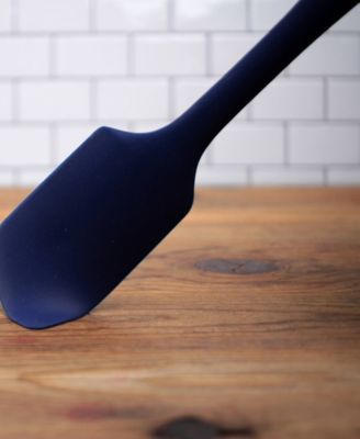 Silicone Coated Steel 11" Ela Series Blue Spatula
