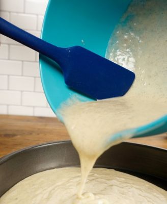 Silicone Coated Steel 11" Ela Series Blue Spatula