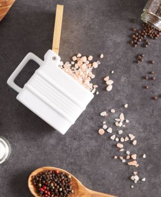 Stoneware 5x3x4" Salt Box