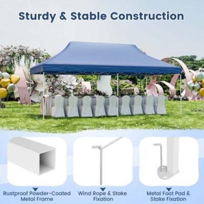 10 x 20 FT Pop-up Canopy UPF50+ Sun Protection Tent with Carrying Bag