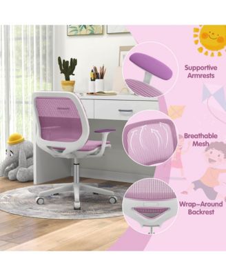 Kids Desk Chair Swivel Mesh Children Computer Chair with Adjustable Height
