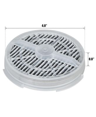 2Pcs Air Purifier Replacement Filter True HEPA & Activated Carbon Filters