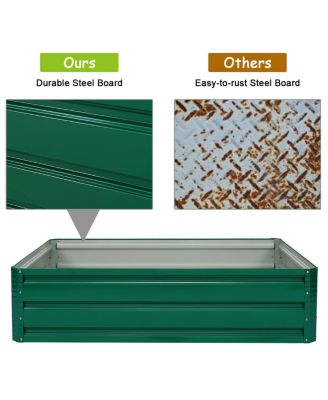 47"x35.5" Patio Raised Garden Bed Vegetable Flower Plant