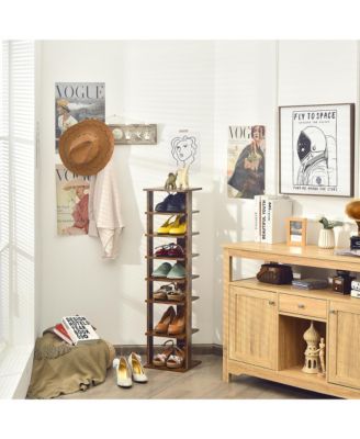 7-Tier Shoe Rack Free Standing Shelf Storage Tower