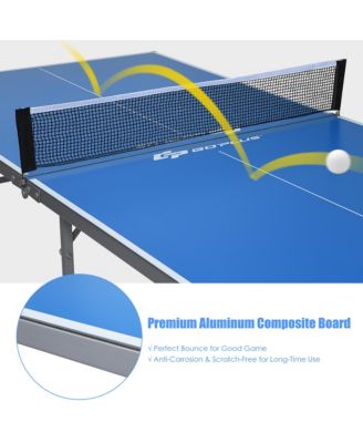 6 x3  Portable Tennis Ping Pong Folding Table w/Accessories