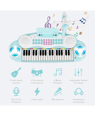 37-Key Toy Keyboard Piano Electronic Musical Instrument