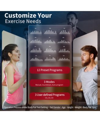 3.75HP Folding Treadmill Electric Running Machine W/