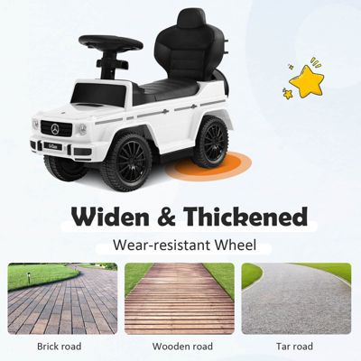 3 in 1 Ride on Push Car Mercedes Benz G350 Stroller Sliding Car