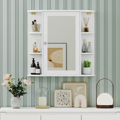 Multipurpose Mount Wall Surface Bathroom Storage Cabinet Mirror