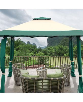13'x13' Gazebo Canopy Shelter Awning Tent Patio Garden