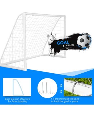 6 FT x 4 FT Portable Kids Soccer Goal Quick Set-up for Backyard Soccer Training