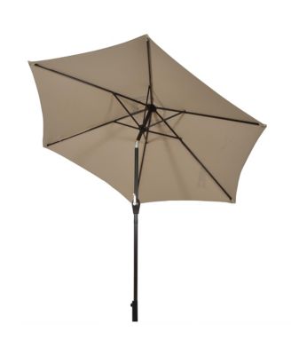 10Ft Outdoor Market Patio Table Umbrella Push Button Tilt Crank Lift