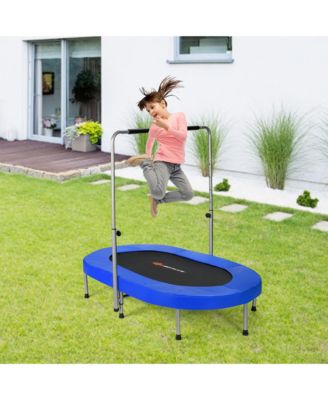 Foldable Trampoline Double Mini Kids Fitness Rebounder