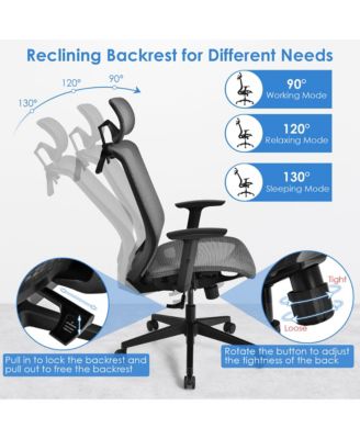 Ergonomic High Back Mesh Office Chair Recliner Task Chair