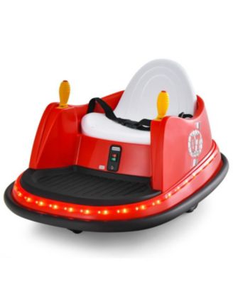 12V Electric Kids Ride On Bumper Car with Flashing Lights for Toddlers