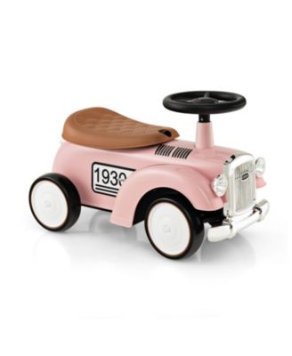 Kids Sit to Stand Vehicle with Working Steering Wheel and Under Seat Storage